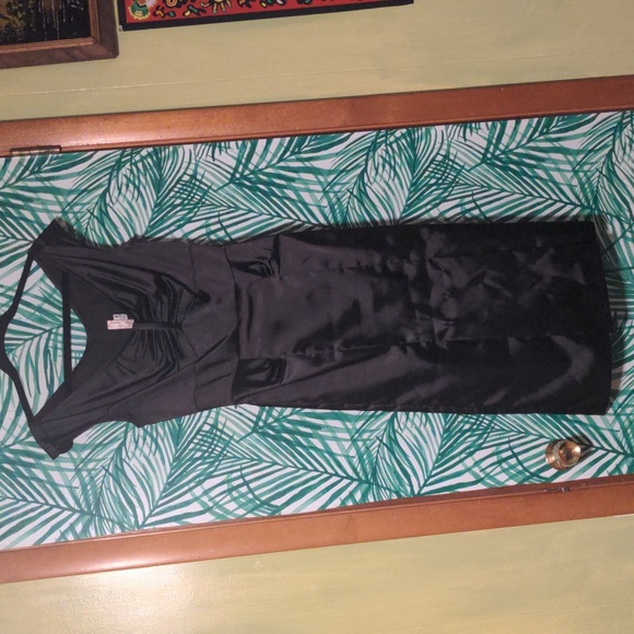 Stop Staring Satin Wiggle Pin Up dress M - Picture 5 of 5